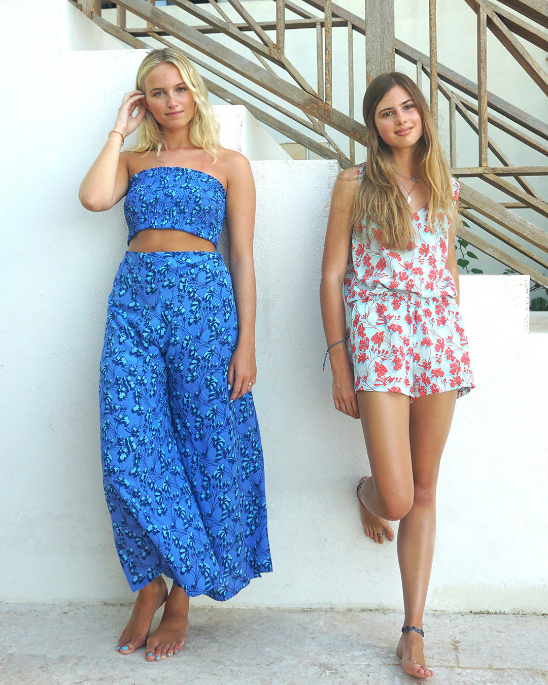 Silk Bed-to-Beach Shorts FLAMBOYANT FLOWER - Image 8