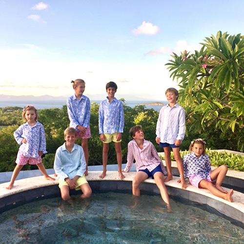 Kids' Linen Shirt HIBISCUS - Image 4