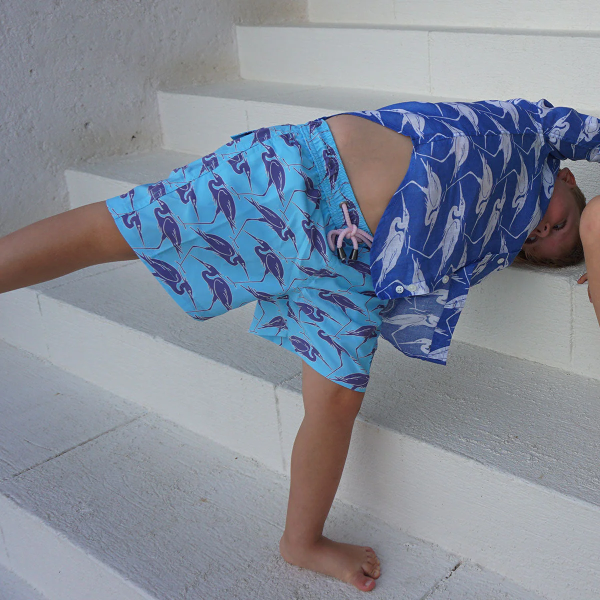Kids' Swim Shorts EGRET - Image 3