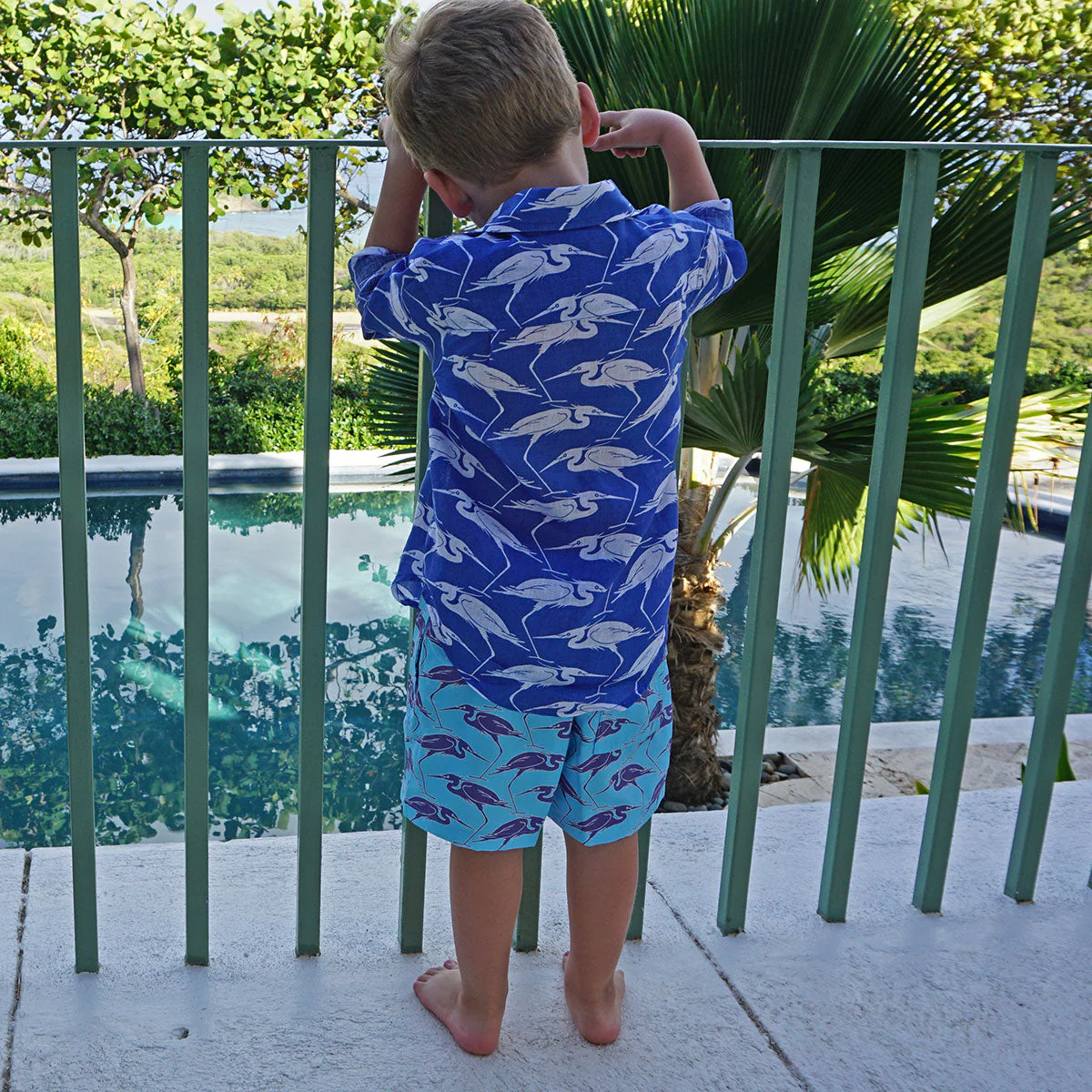 Kids' Swim Shorts EGRET - Image 5