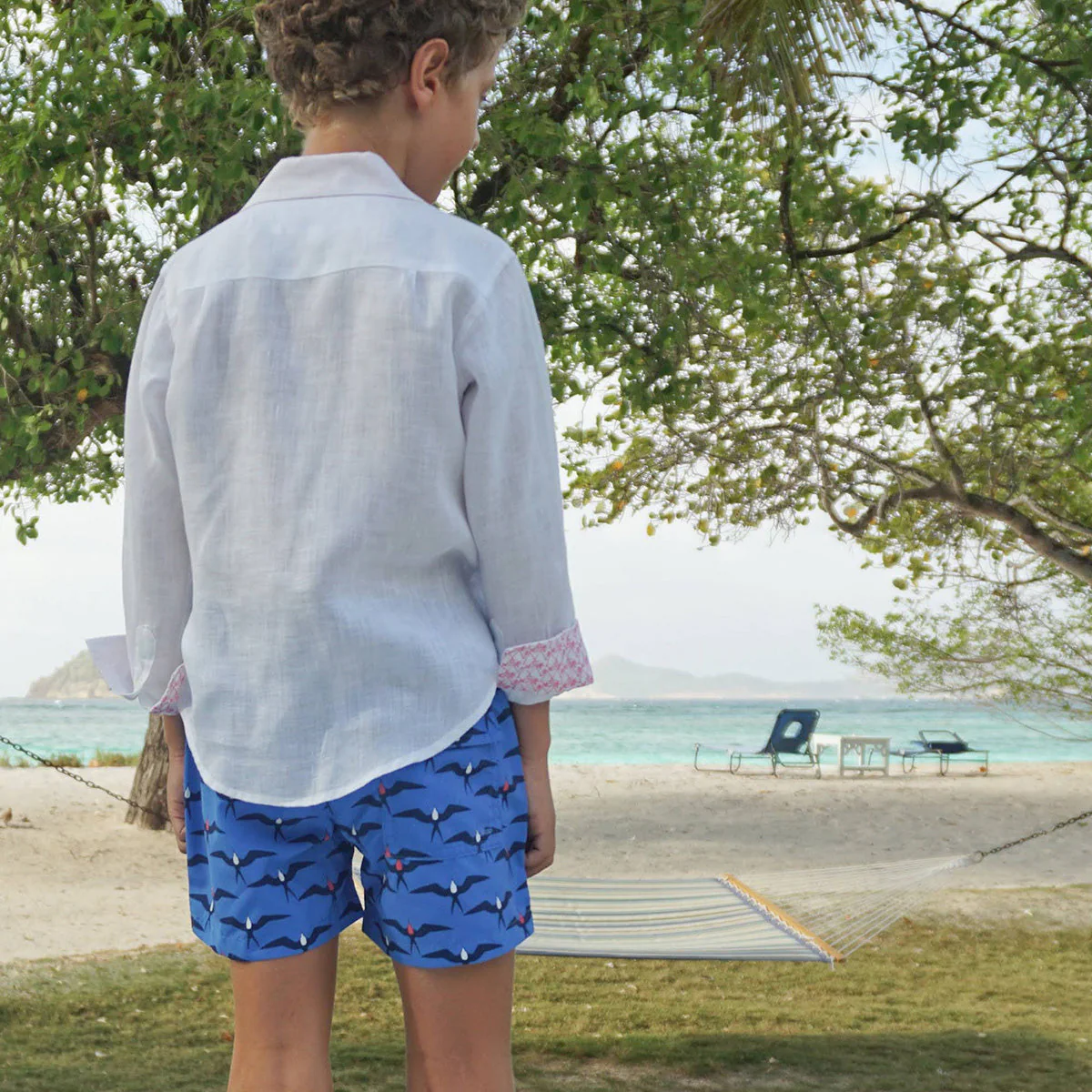 Kids' Swim Shorts FRIGATE BIRD - Image 3
