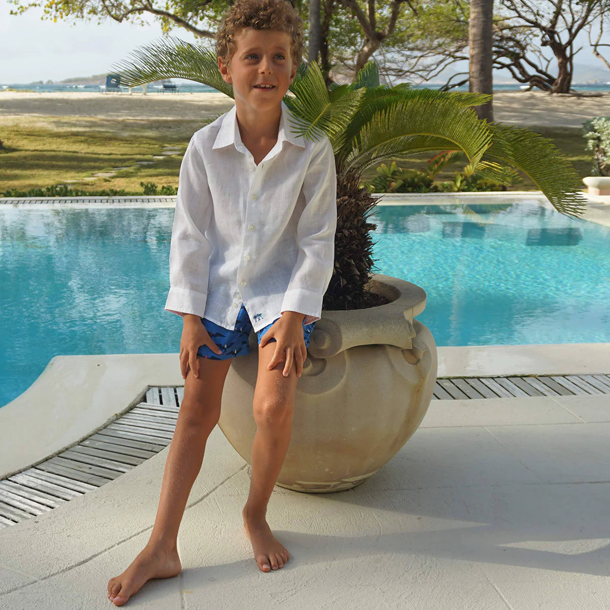 Kids' Swim Shorts FRIGATE BIRD - Image 4