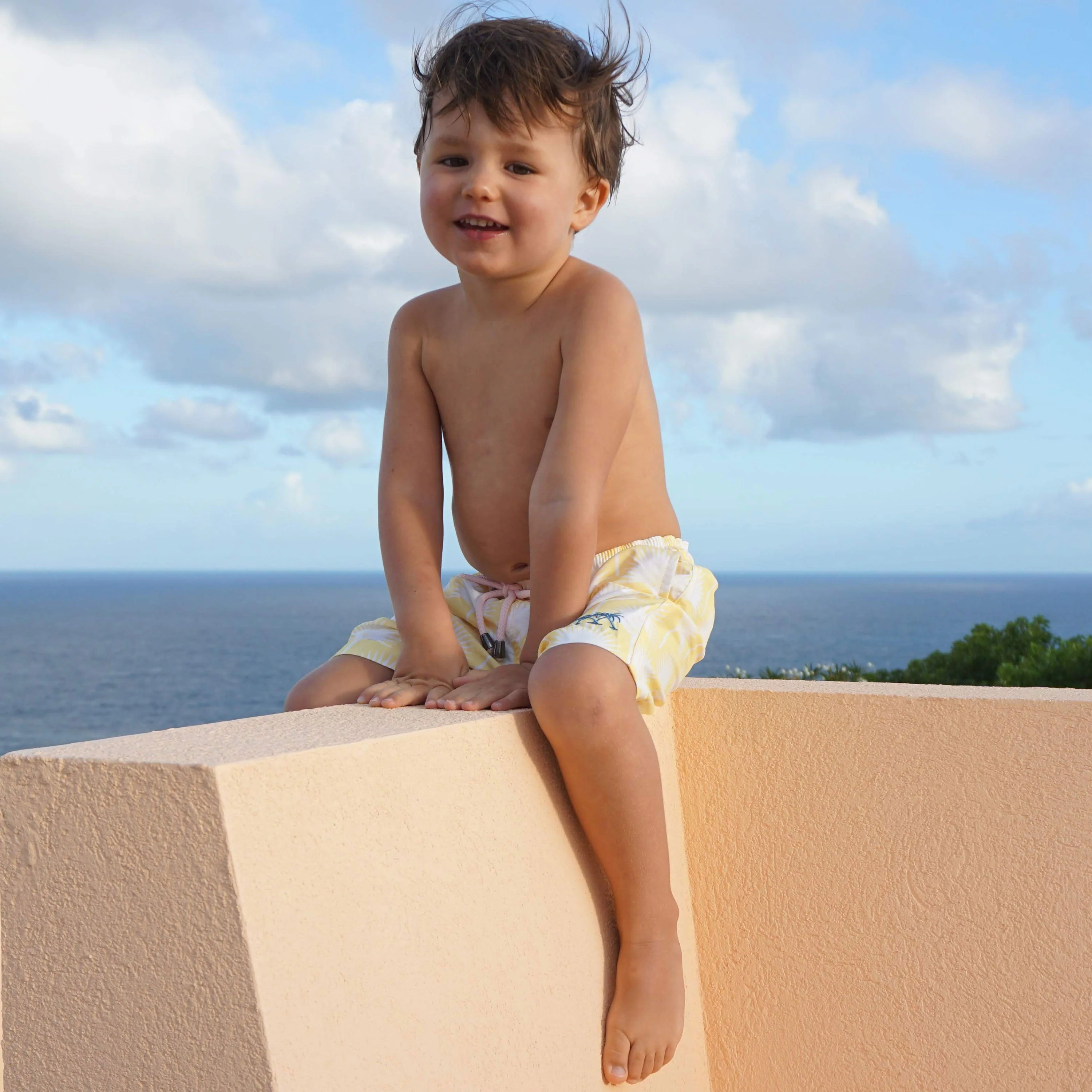 Kids' Swim Shorts FAN PALM - Image 2
