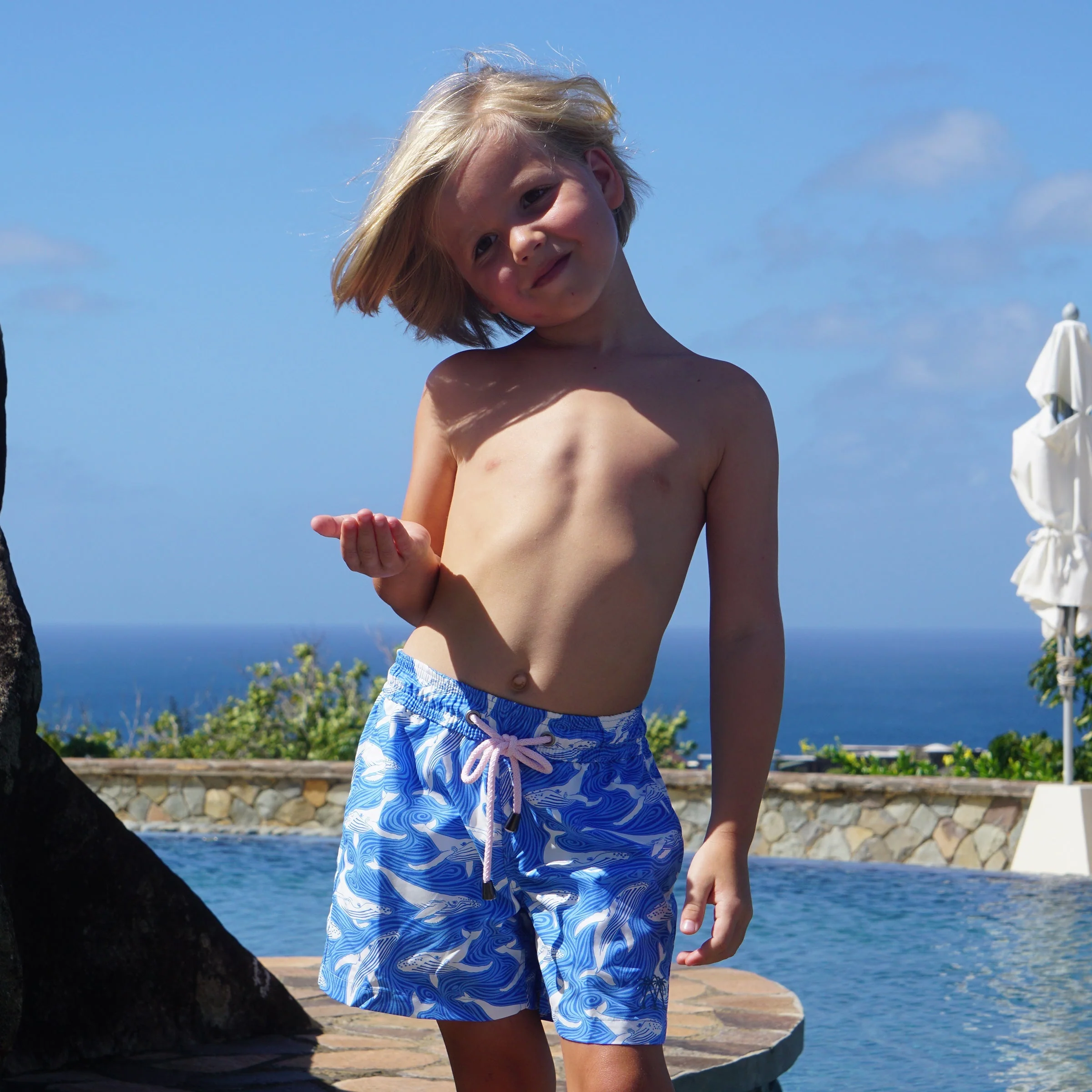 Kids' Swim Shorts WHALE - Image 2