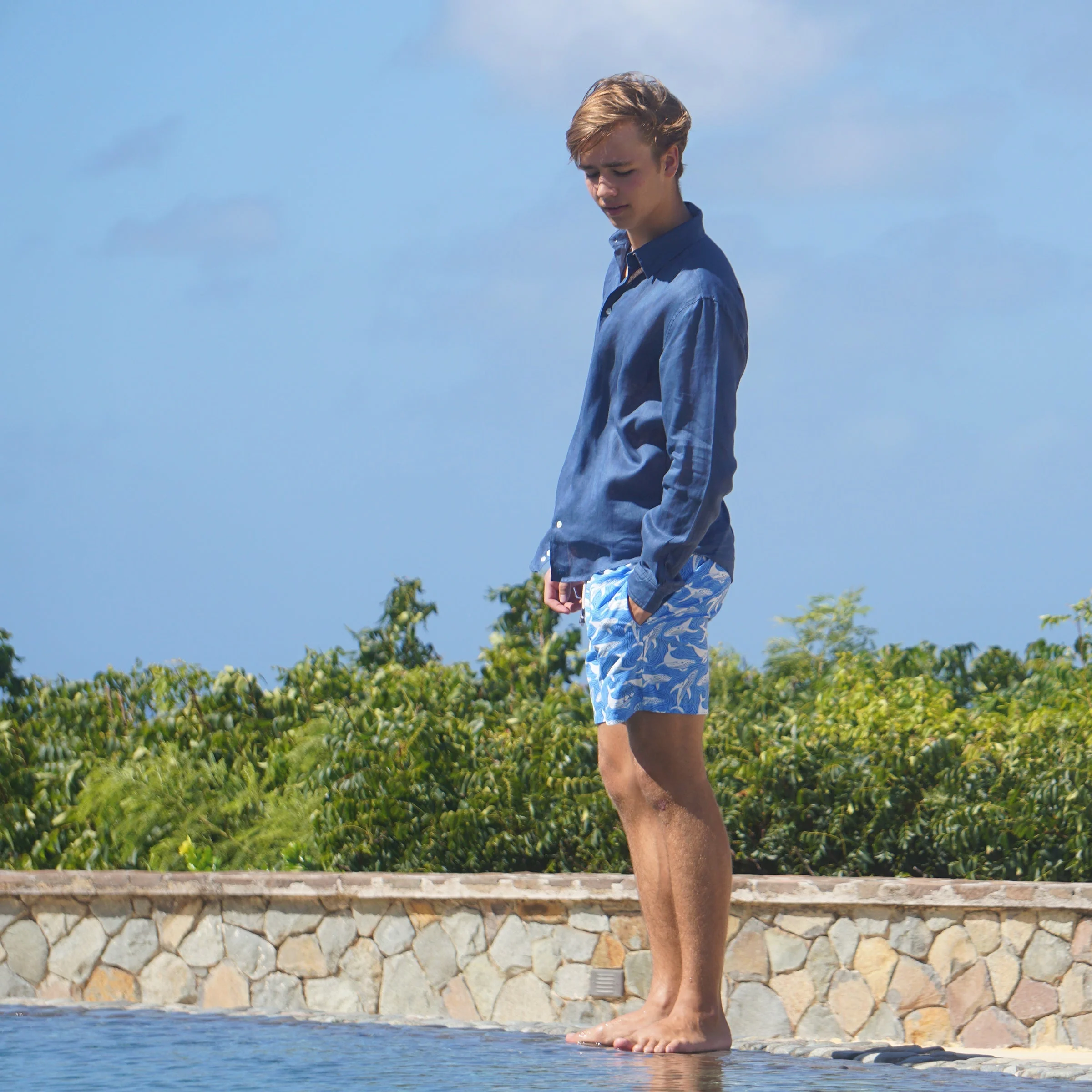 Kids' Swim Shorts WHALE - Image 4
