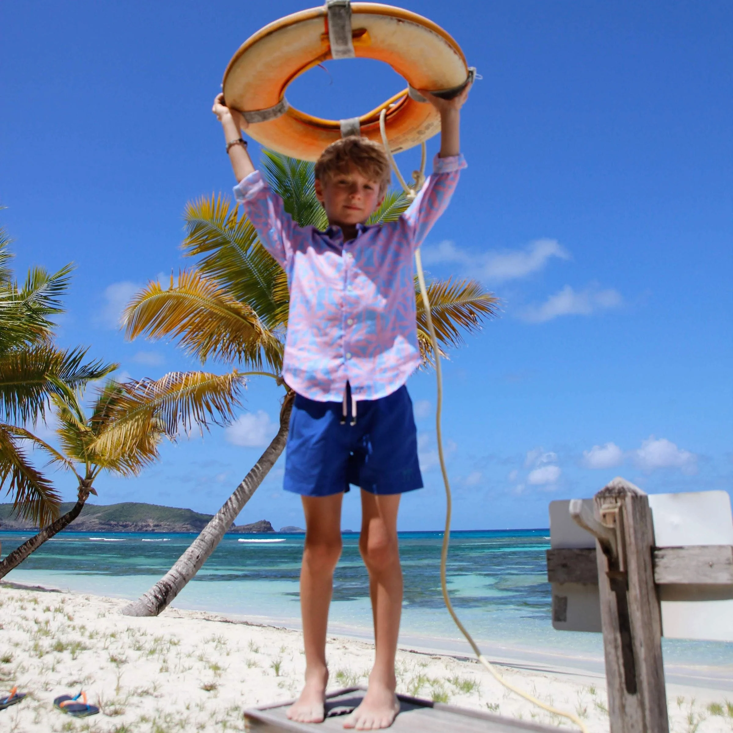 Kids' Linen Shirt BANANA TREE - Image 4
