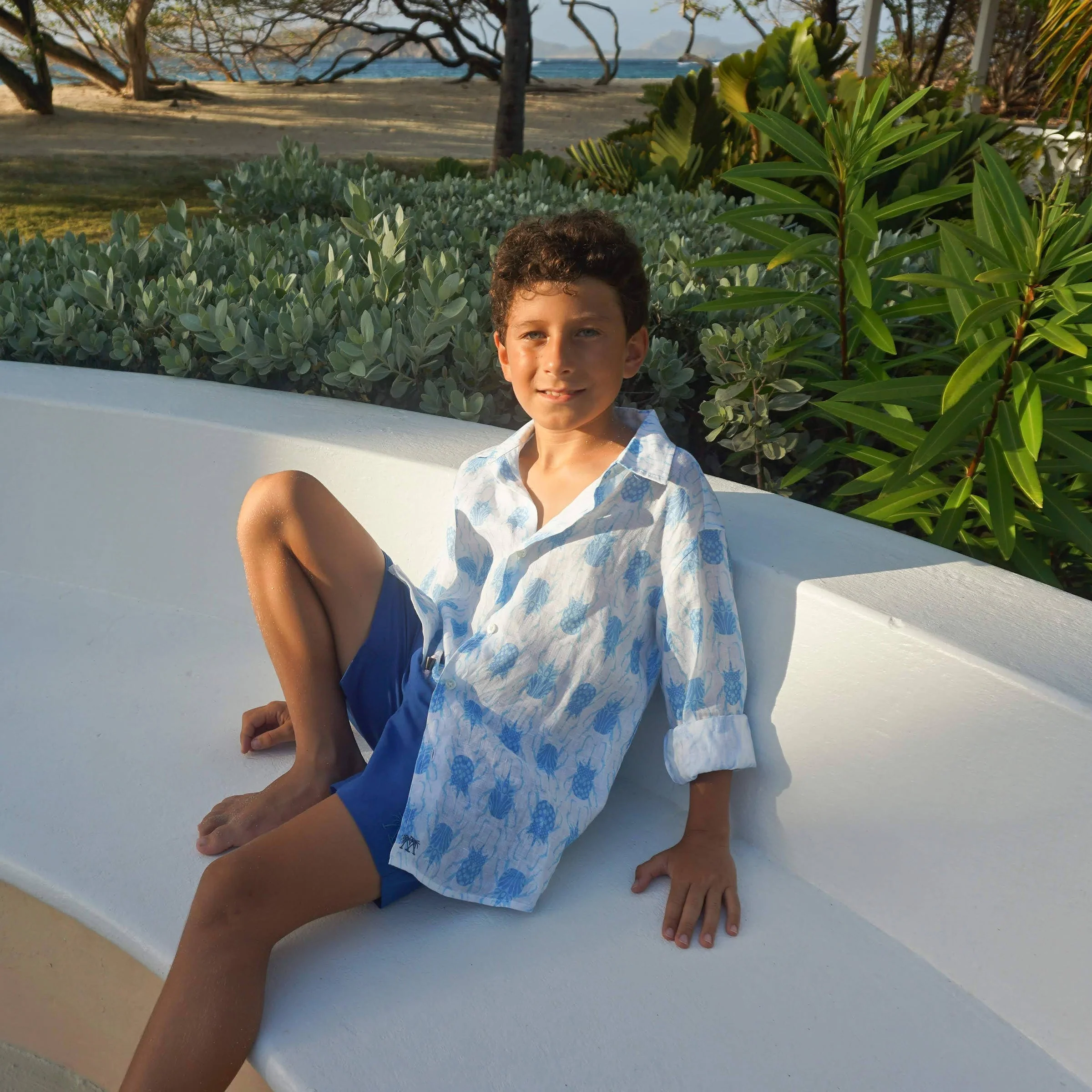 Kids' Linen Shirt BEETLE - Image 4