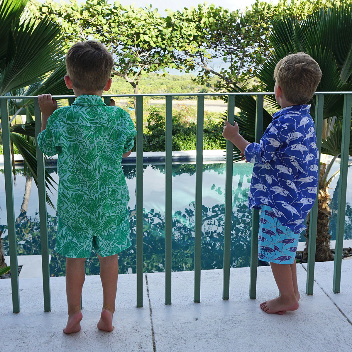 Kids' Linen Shirt EGRET - Image 7