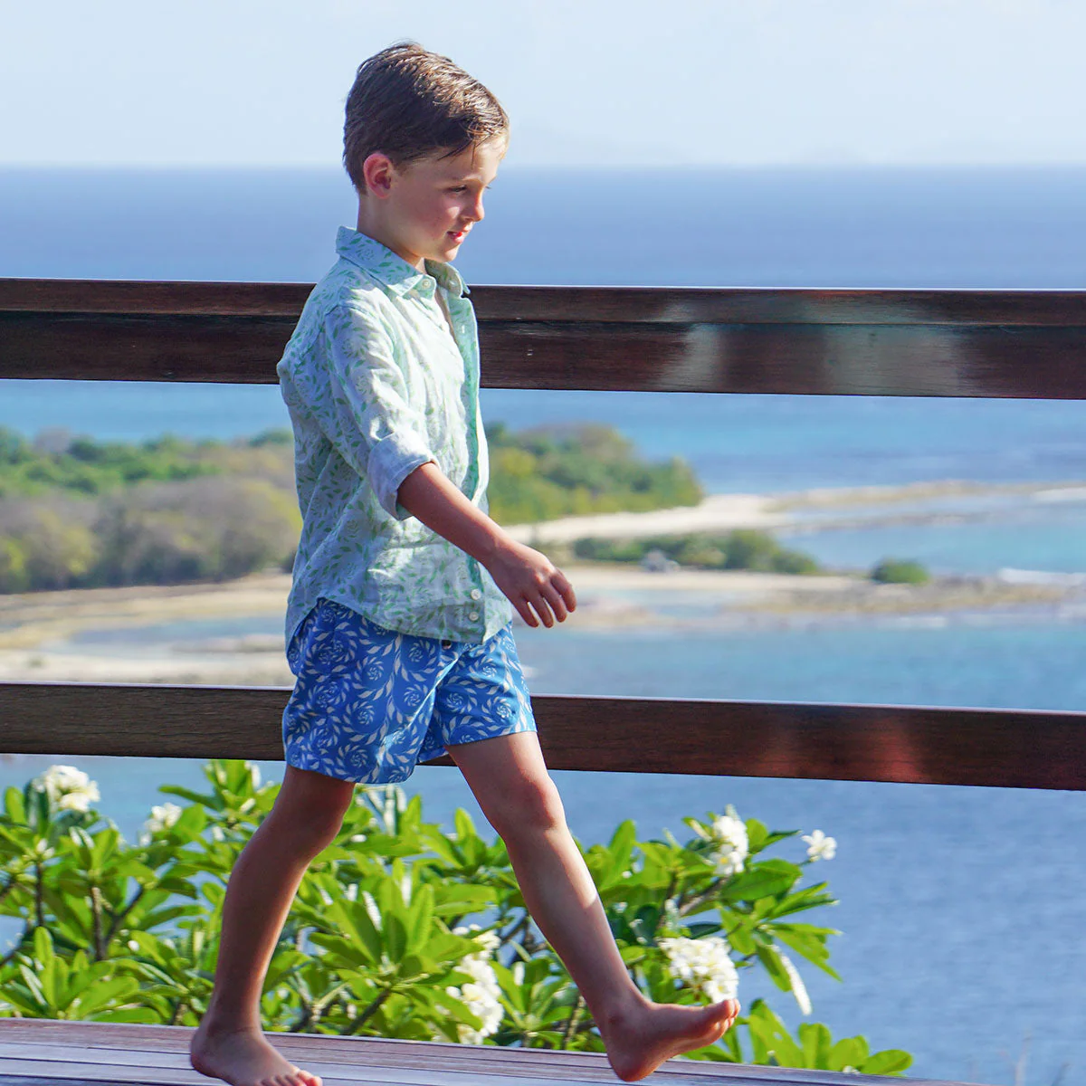 Kids' Linen Shirt FERN - Image 3