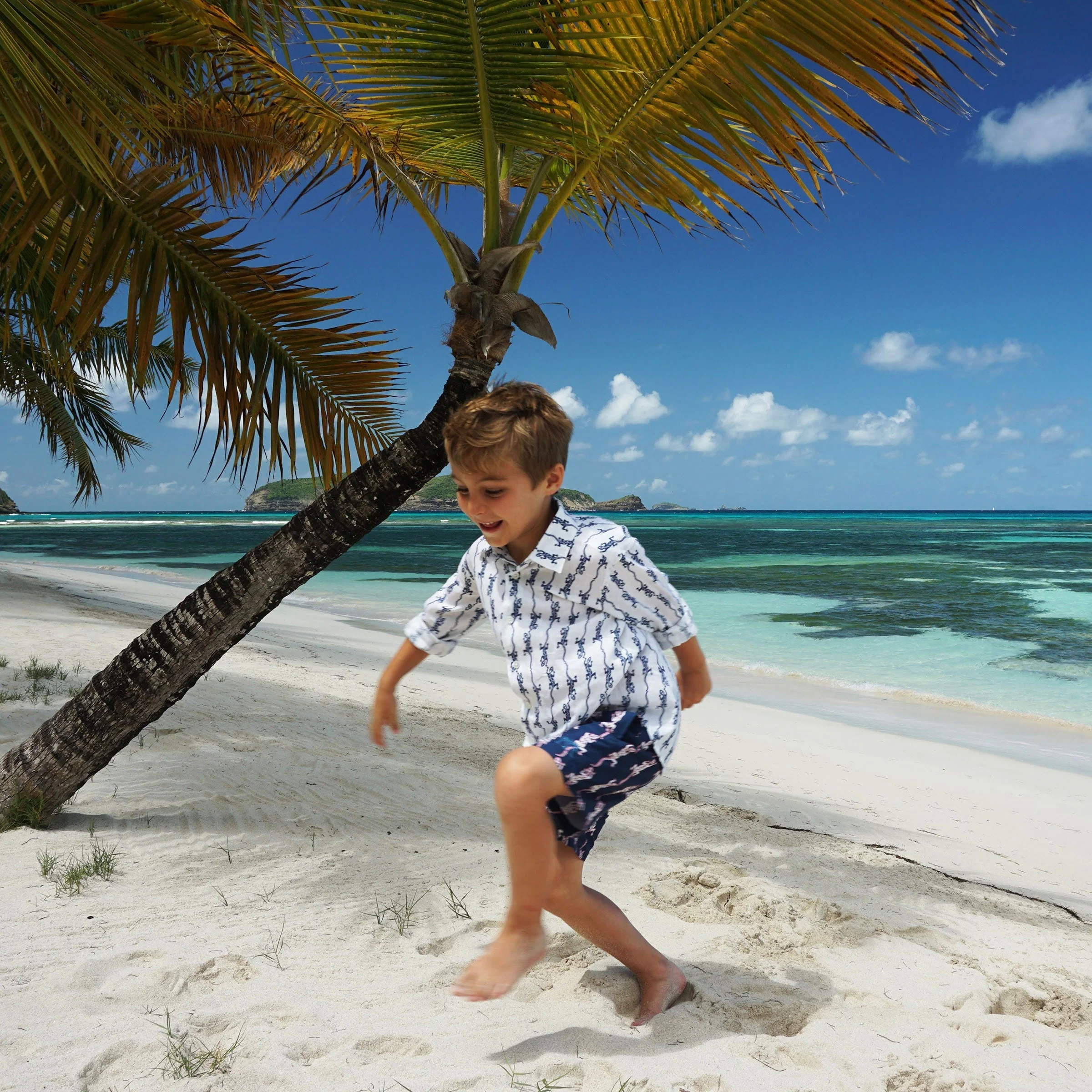 Kids' Linen Shirt GECKO - Image 3