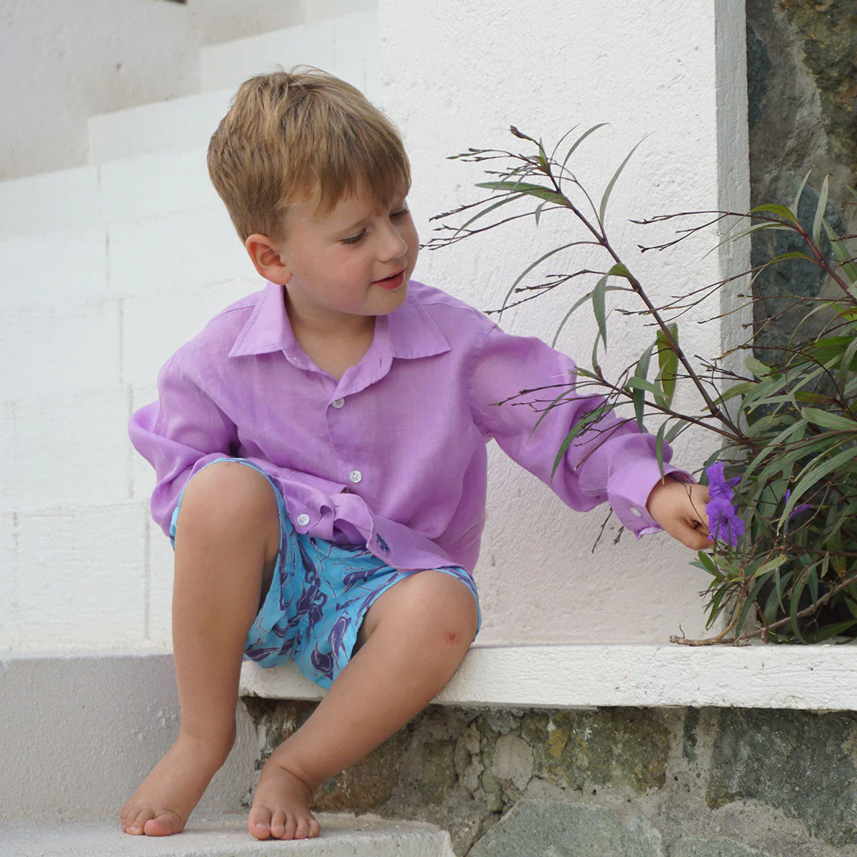 Kids' Linen Shirt - Image 2