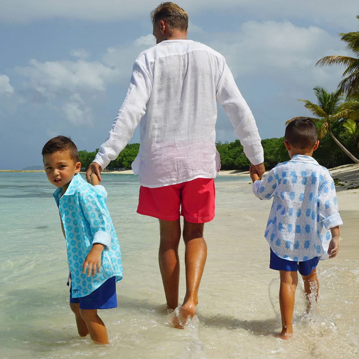 Kids' Linen Shirt LIME SLICE - Image 5