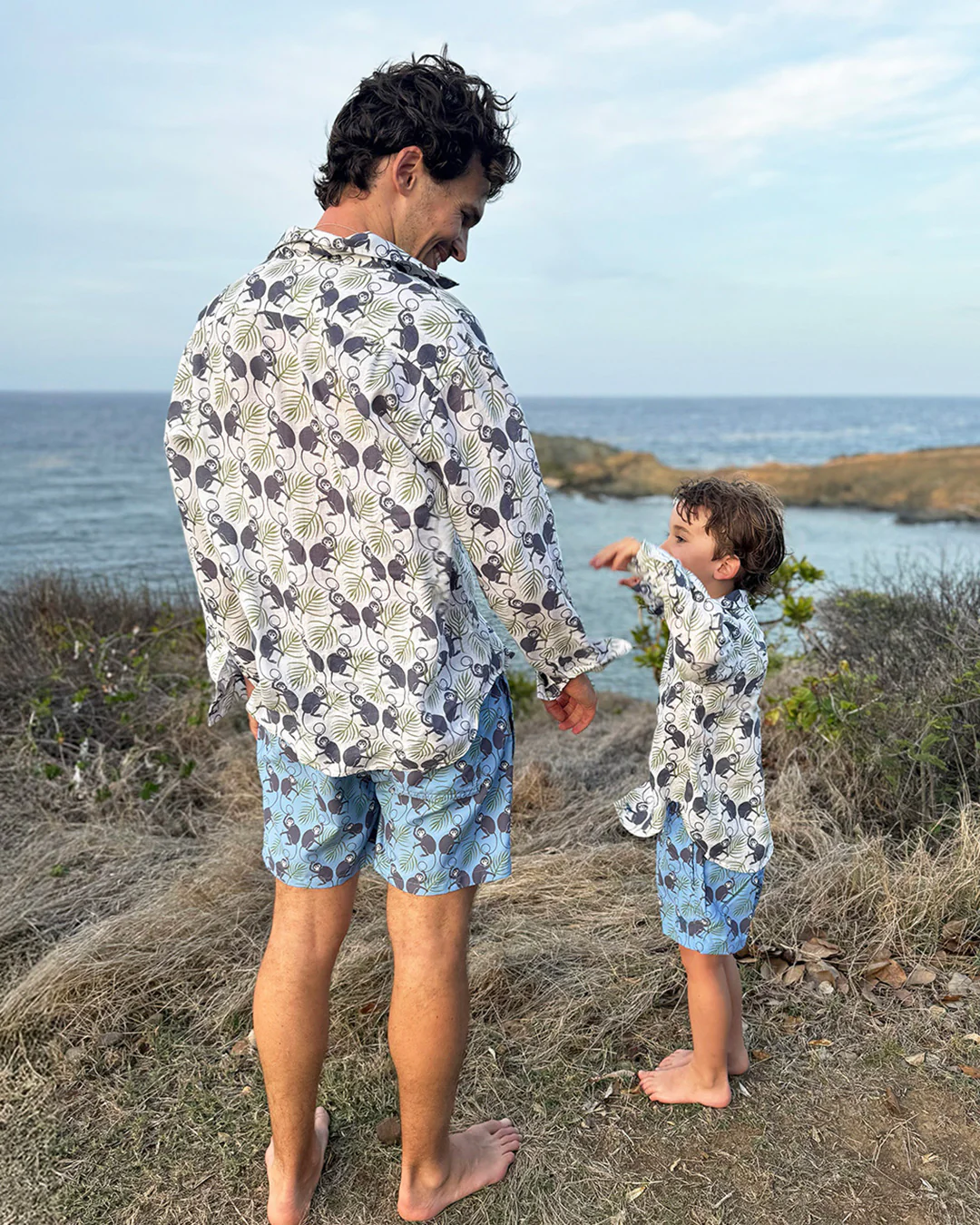 Kids' Linen Shirt MONKEY & PALMS - Image 9