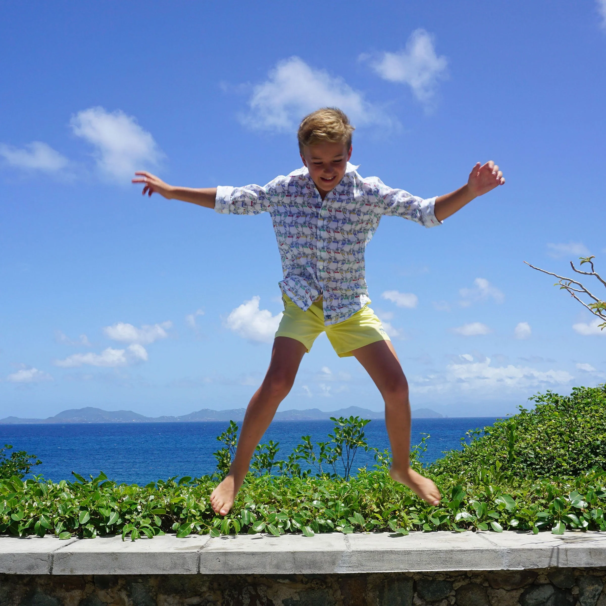 Kids' Linen Shirt MUSTIQUE MULE - Image 3