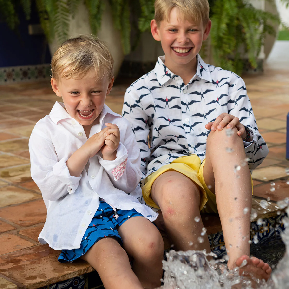 Kids' Linen Shirt FRIGATE BIRD - Image 2