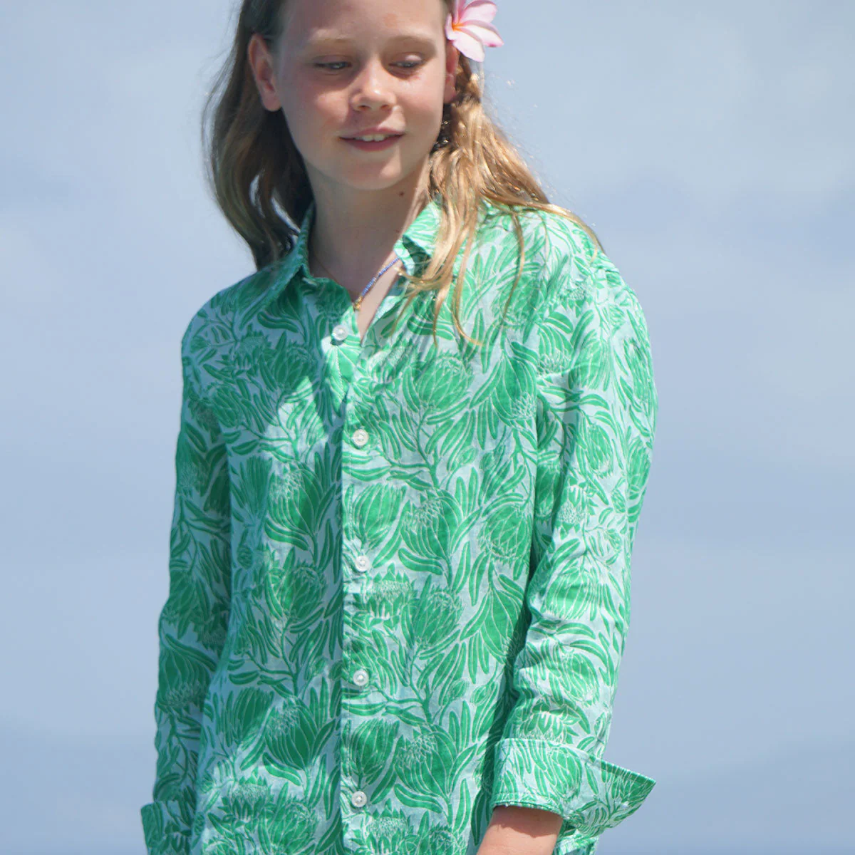 Kids' Linen Shirt PROTEA - Image 3