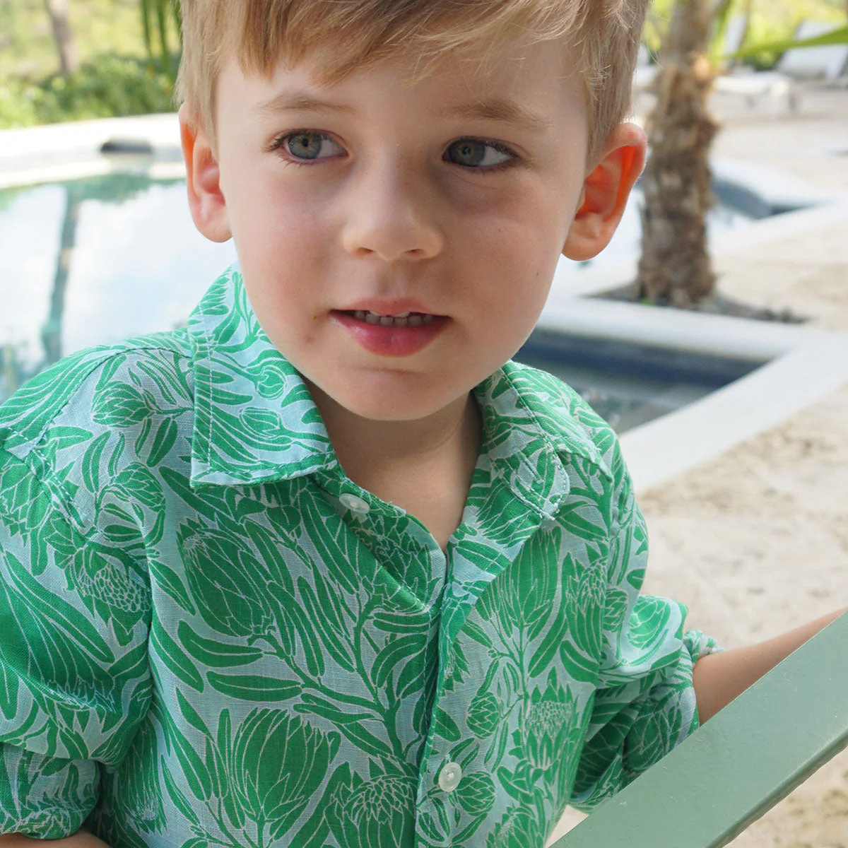 Kids' Linen Shirt PROTEA - Image 7