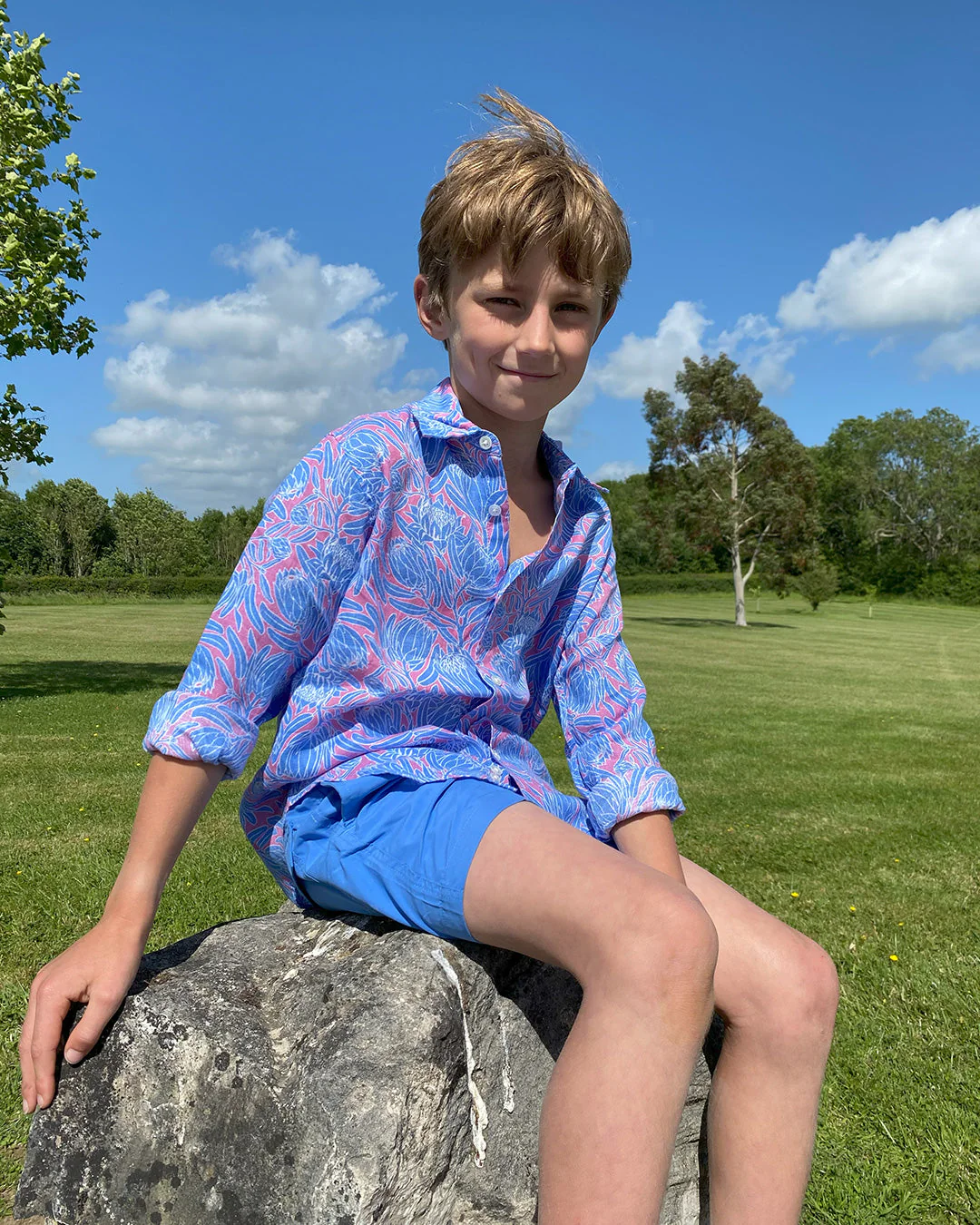 Kids' Linen Shirt PROTEA - Image 4