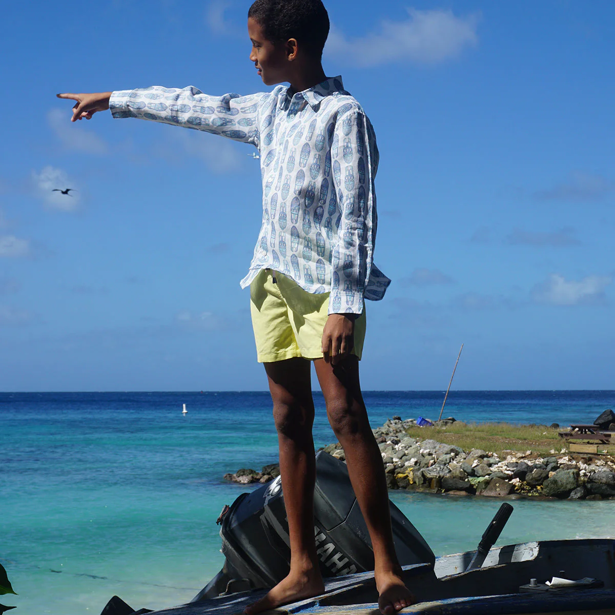 Kids' Linen Shirt RIVA - Image 3