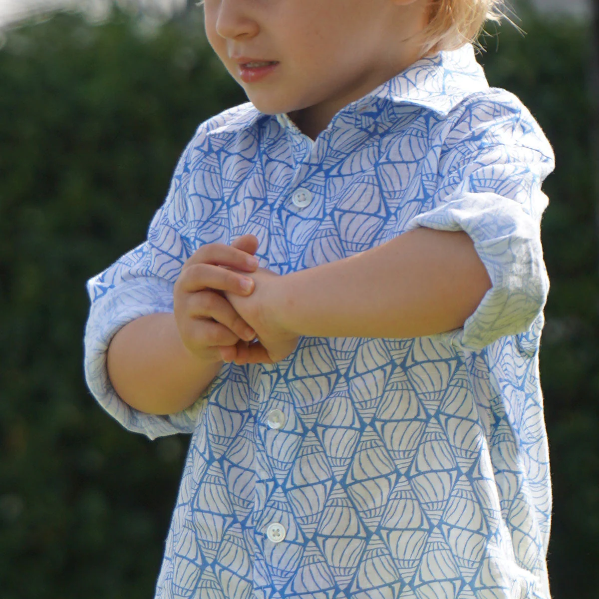 Kids' Linen Shirt SHELLTOP - Image 5