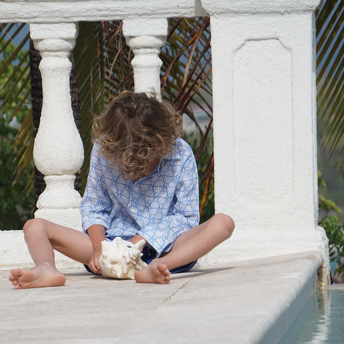 Kids' Linen Shirt SHELLTOP - Image 7