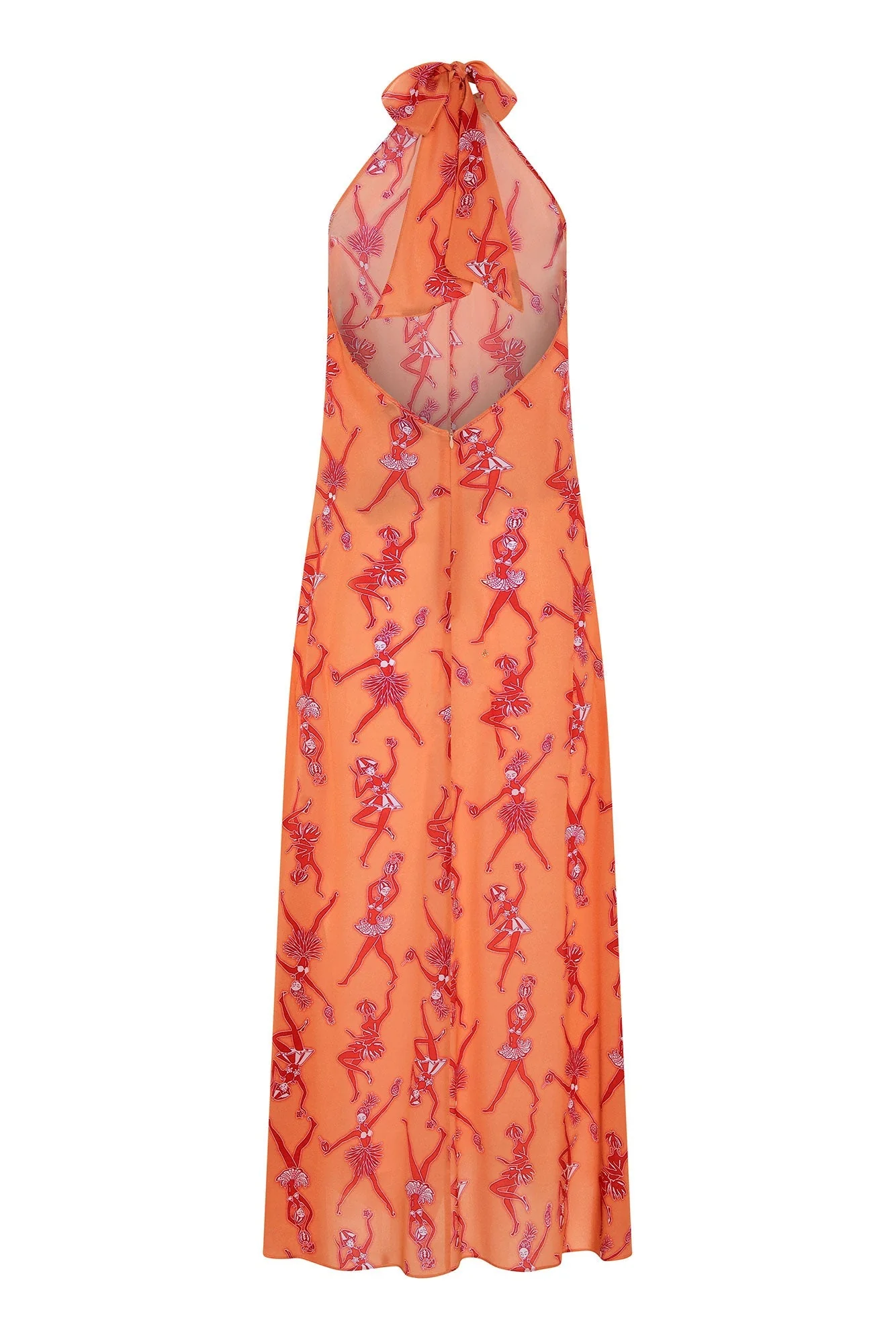 Silk Dena Dress FRUIT PUNCH - Image 10