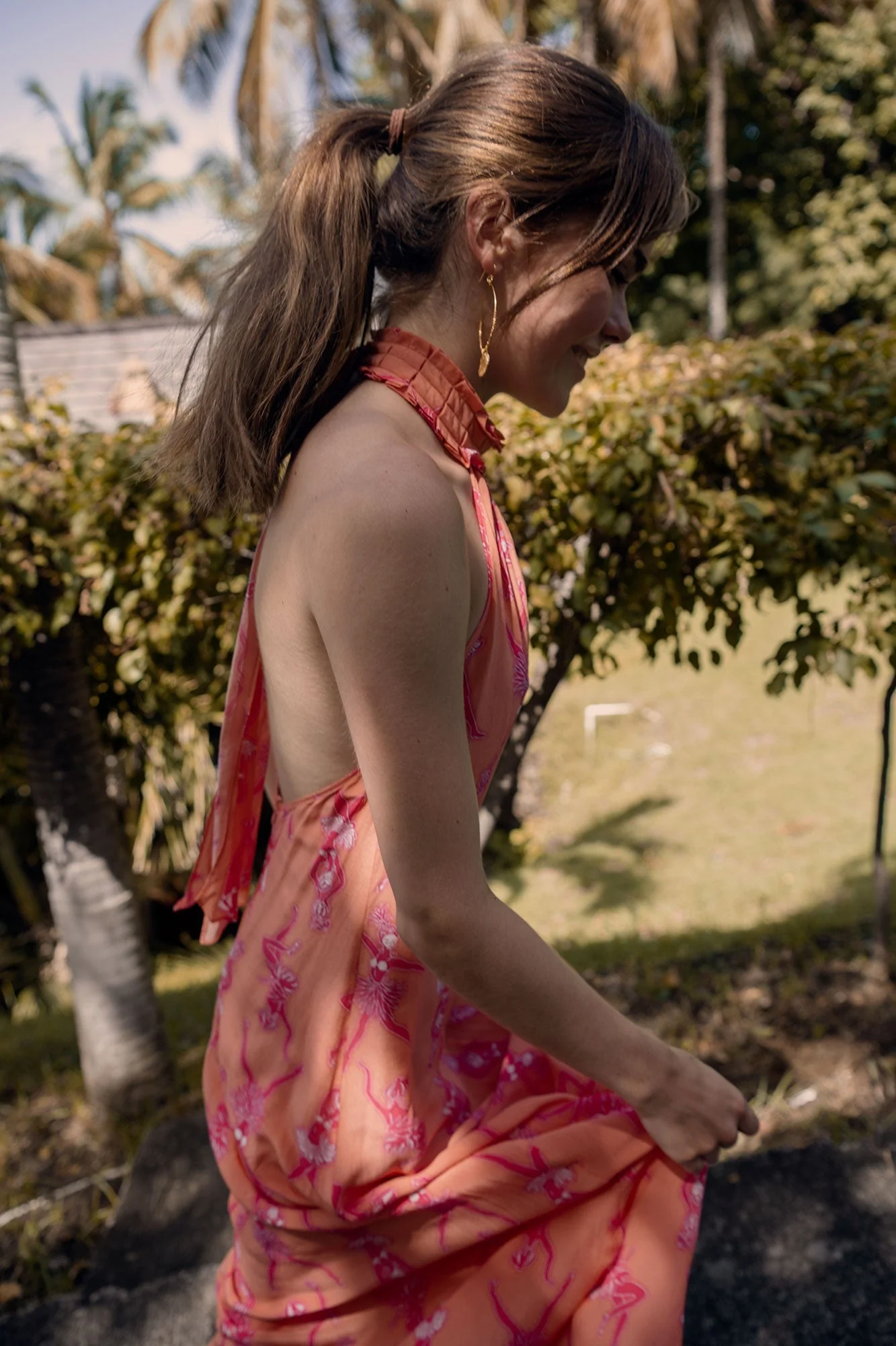 Silk Dena Dress FRUIT PUNCH - Image 6