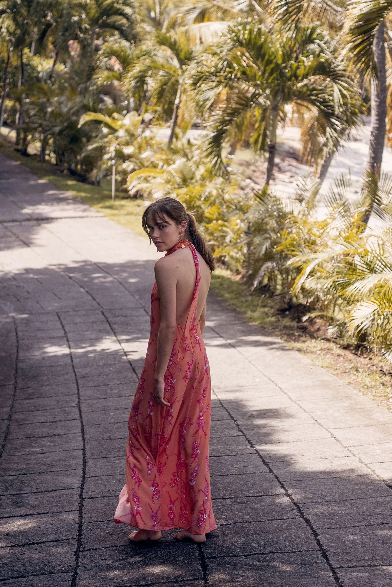 Silk Dena Dress FRUIT PUNCH - Image 7