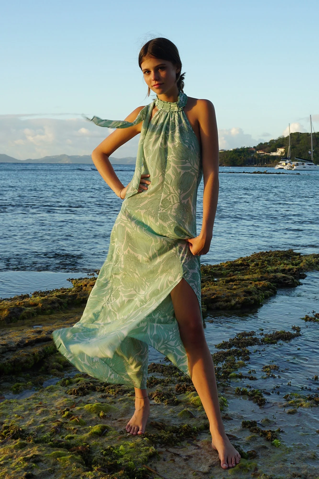 Silk Dena Dress PROTEA - Image 3