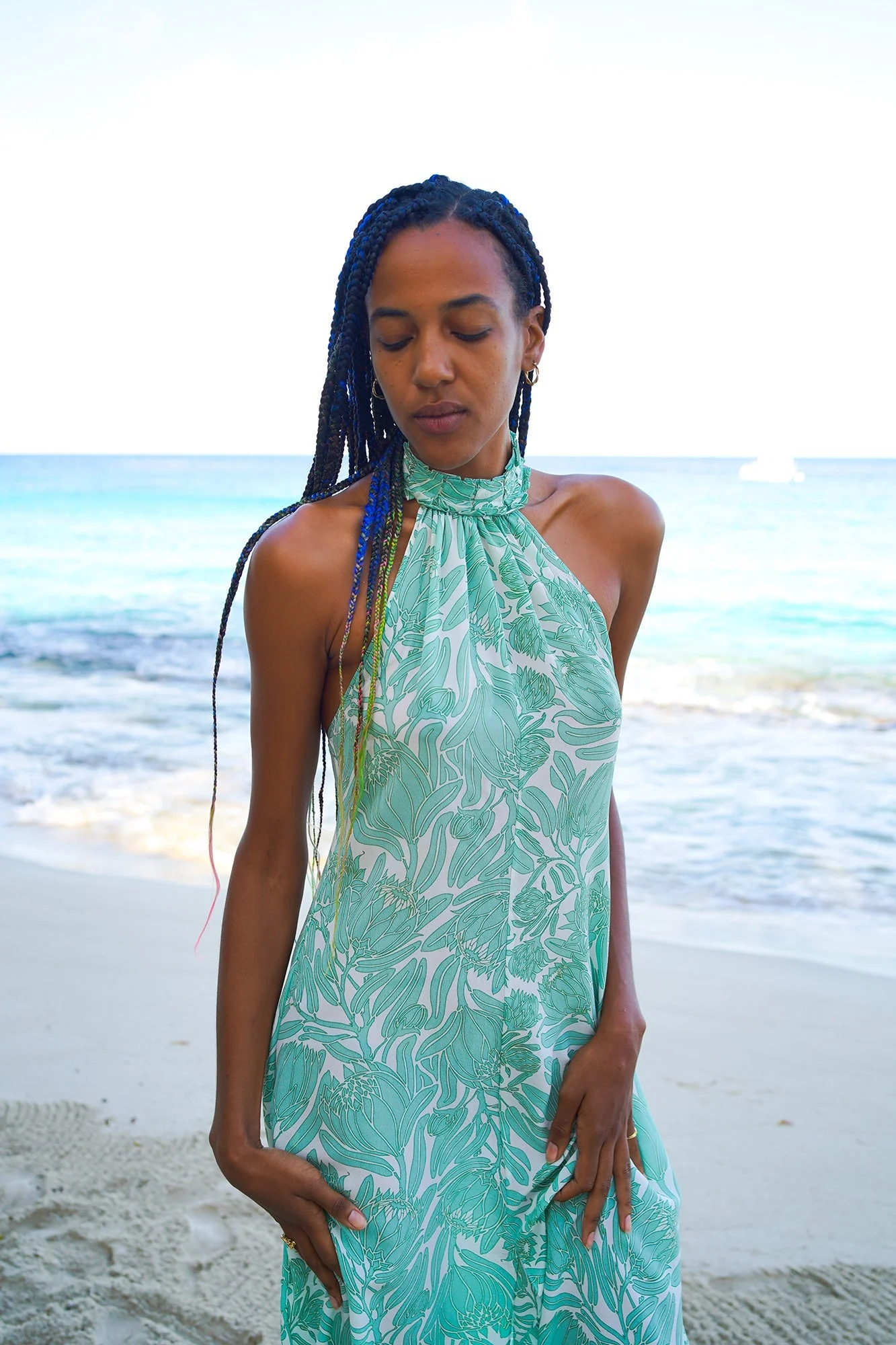 Silk Dena Dress PROTEA - Image 6
