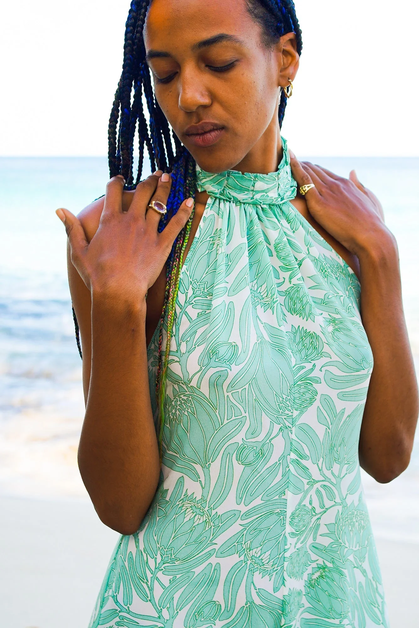 Silk Dena Dress PROTEA - Image 7