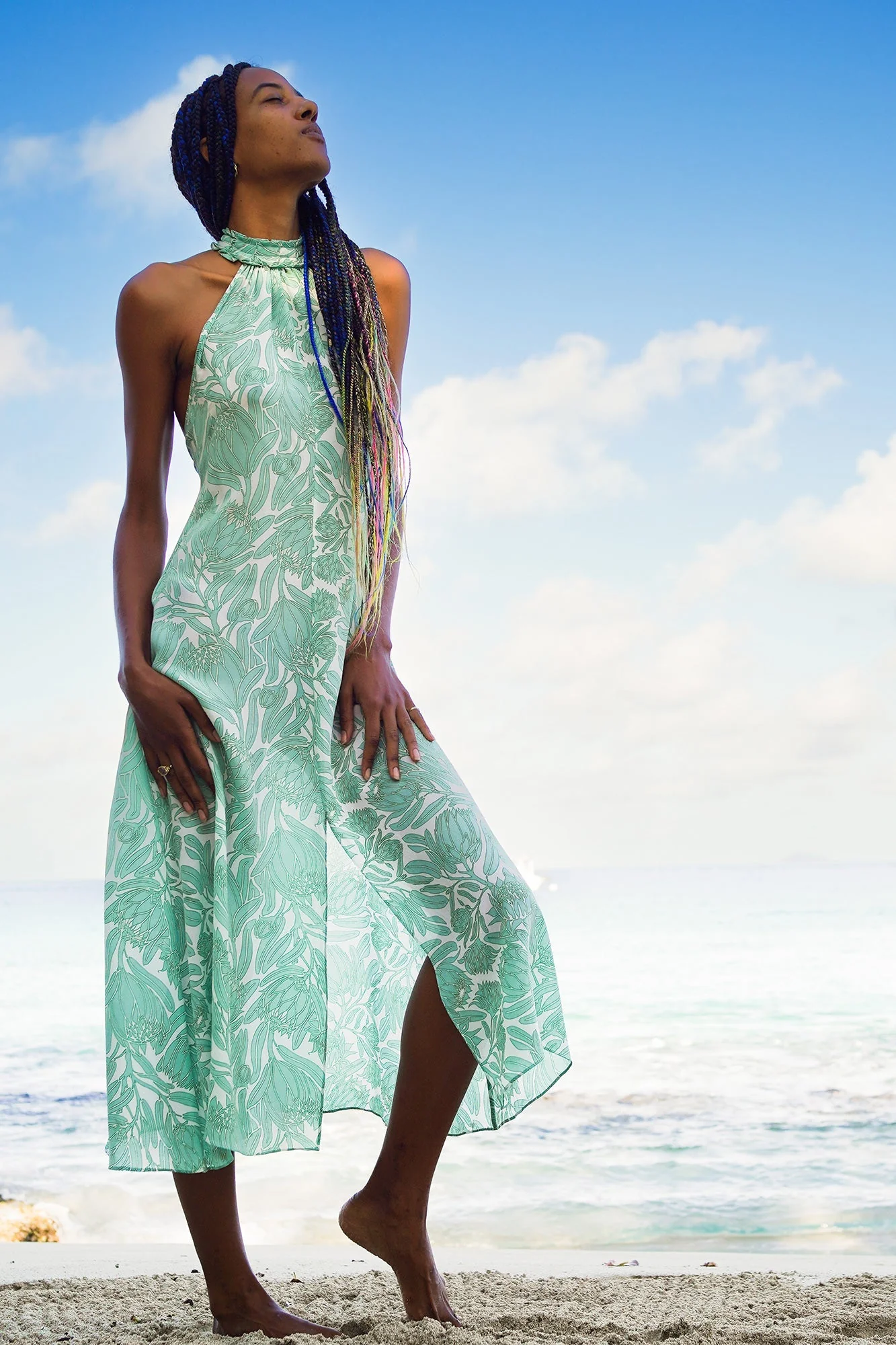 Silk Dena Dress PROTEA - Image 8