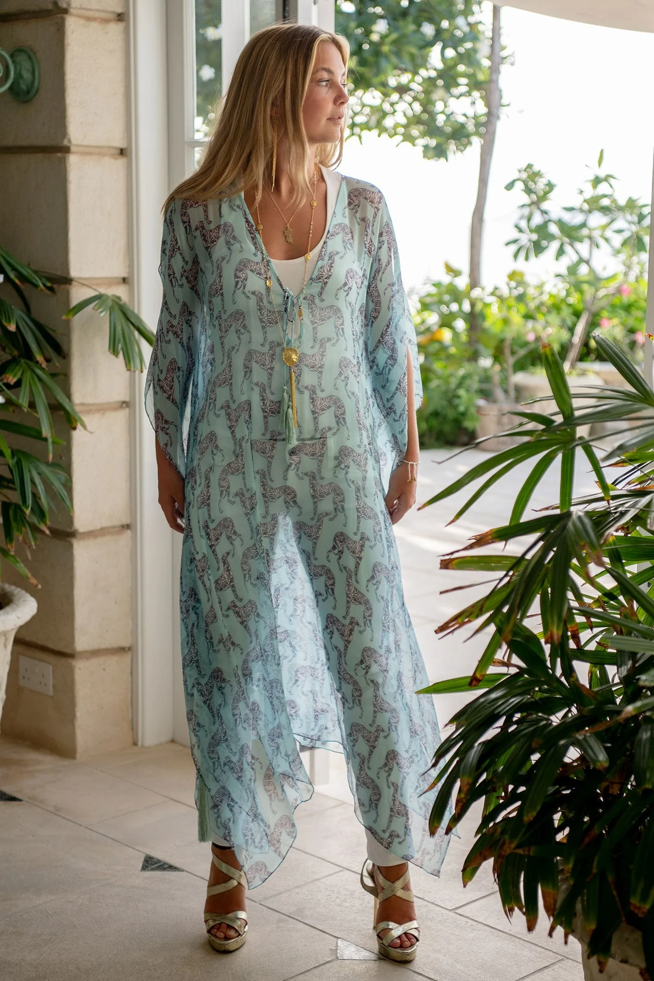 Silk Chiffon Ellie Kaftan LURCHER