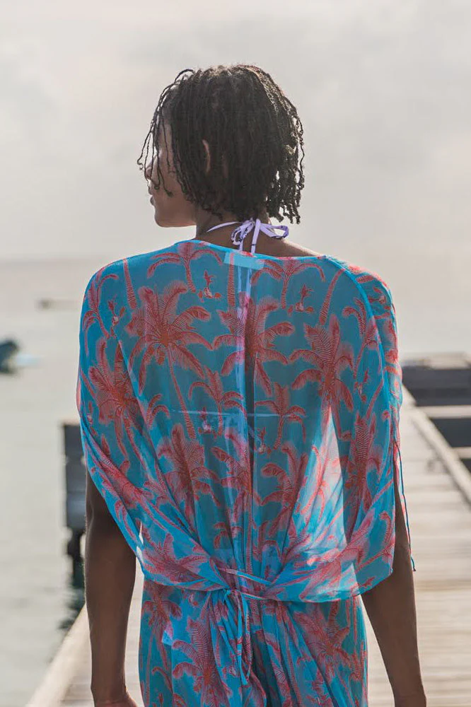 Silk Chiffon Ellie Kaftan PLANTATION - Image 5