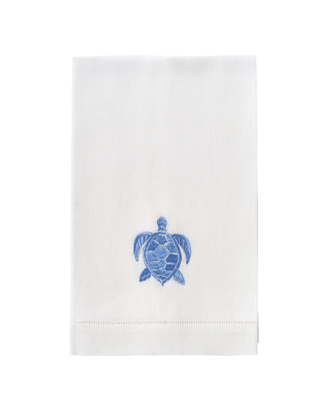 Embroidered Linen 4 Hand Towels TURTLE - Image 4