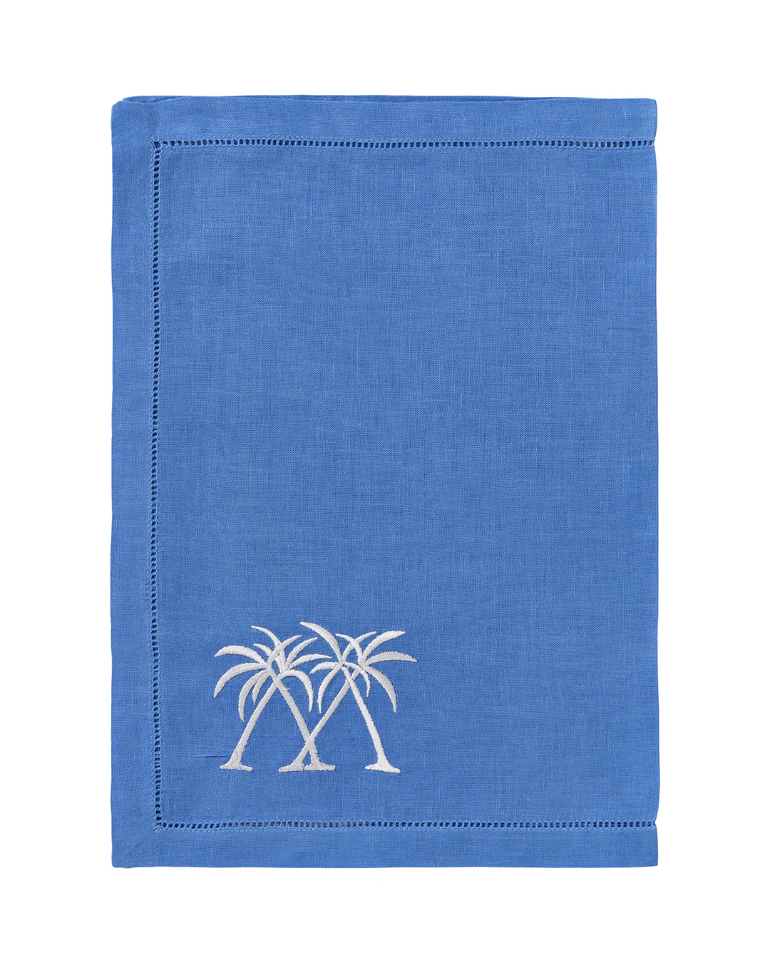 Embroidered Linen 4 Placemats PALMS - Image 2