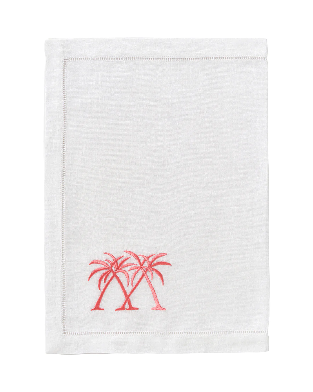 Embroidered Linen 4 Placemats PALMS - Image 3