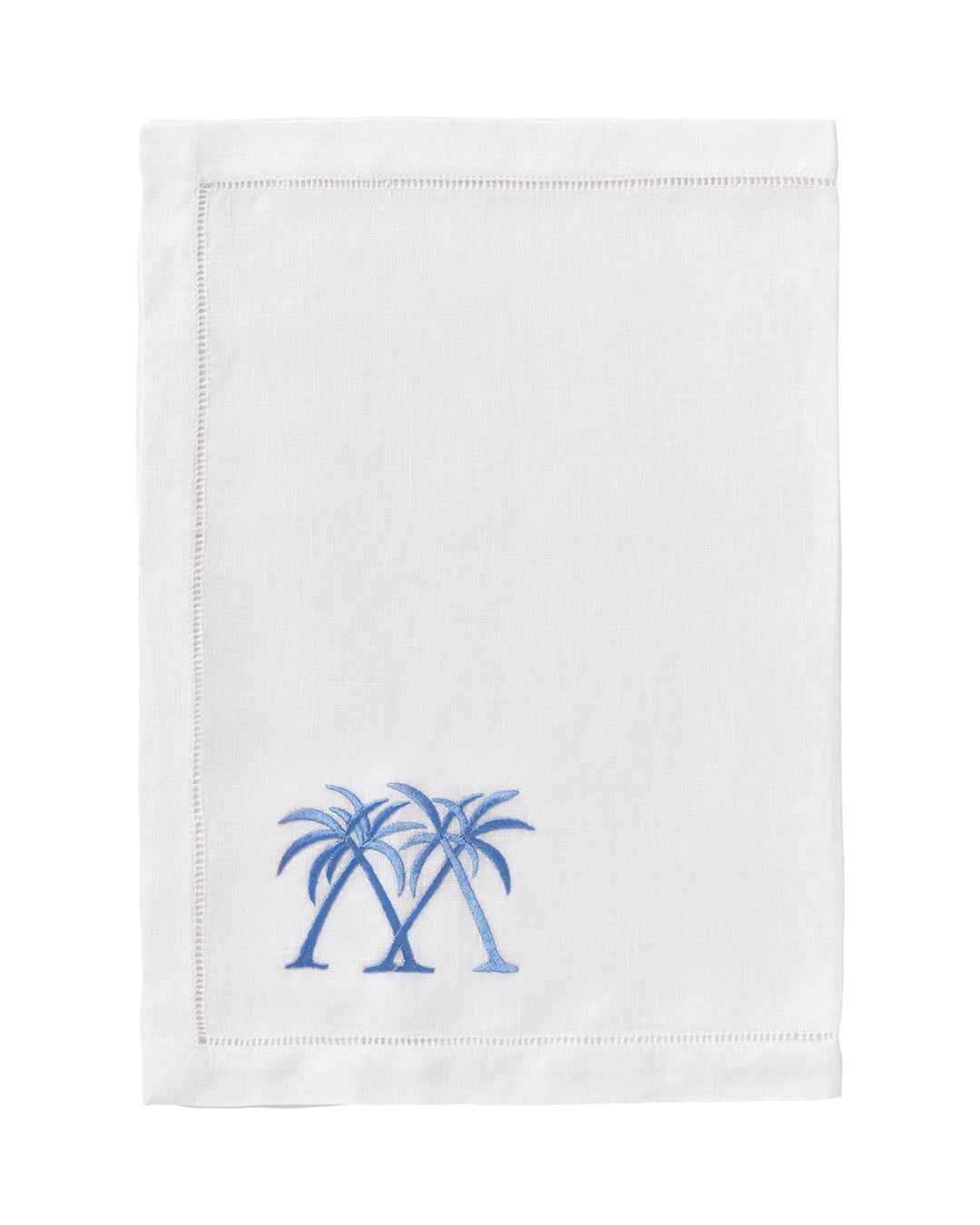 Embroidered Linen 4 Placemats PALMS - Image 5