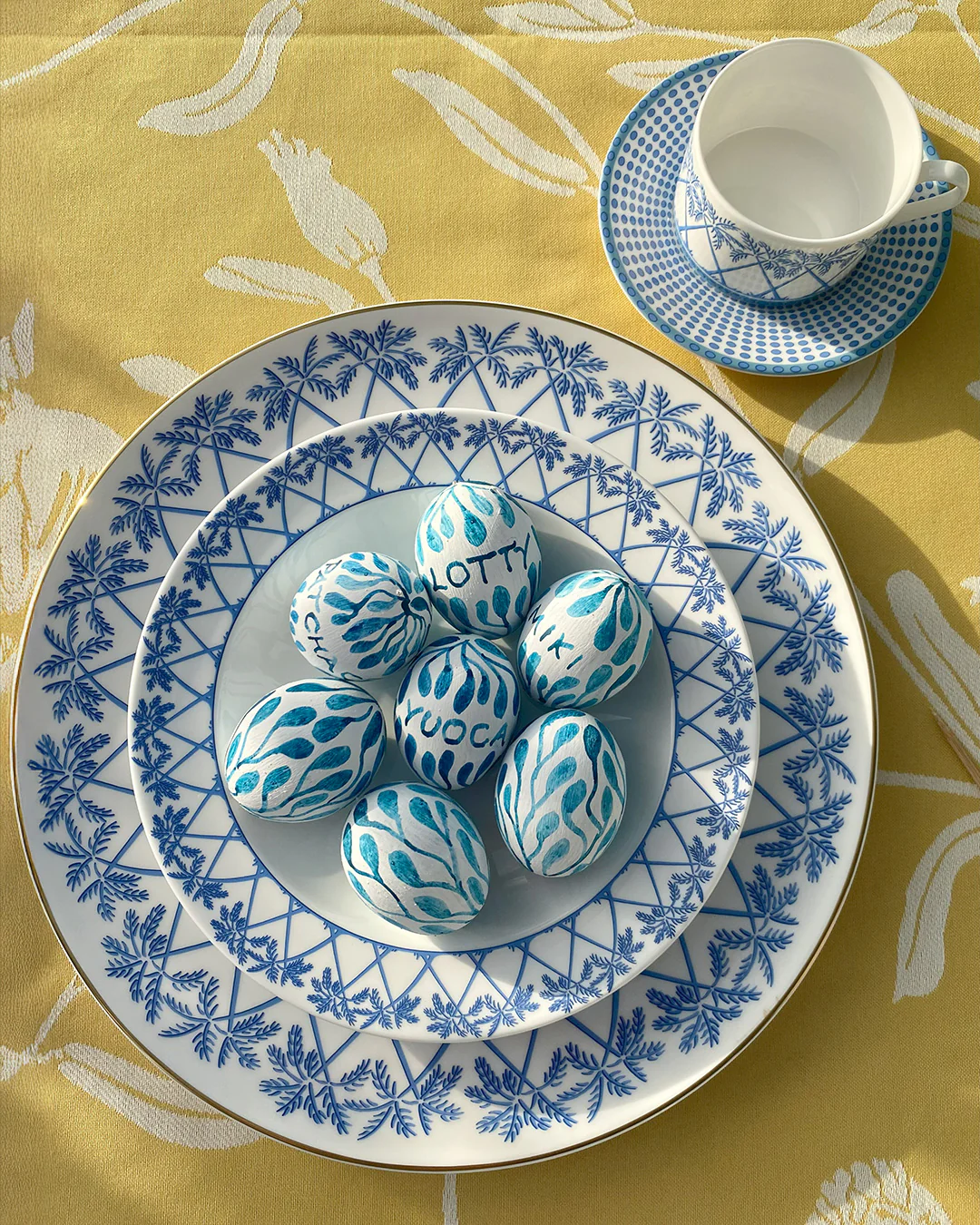 Fine Bone China Charger Plate PALMS - Image 4