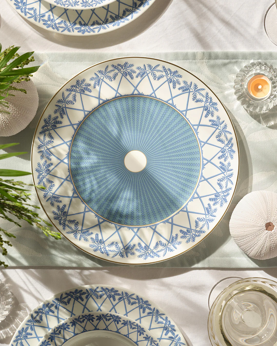 Fine Bone China Charger Plate PALMS - Image 3