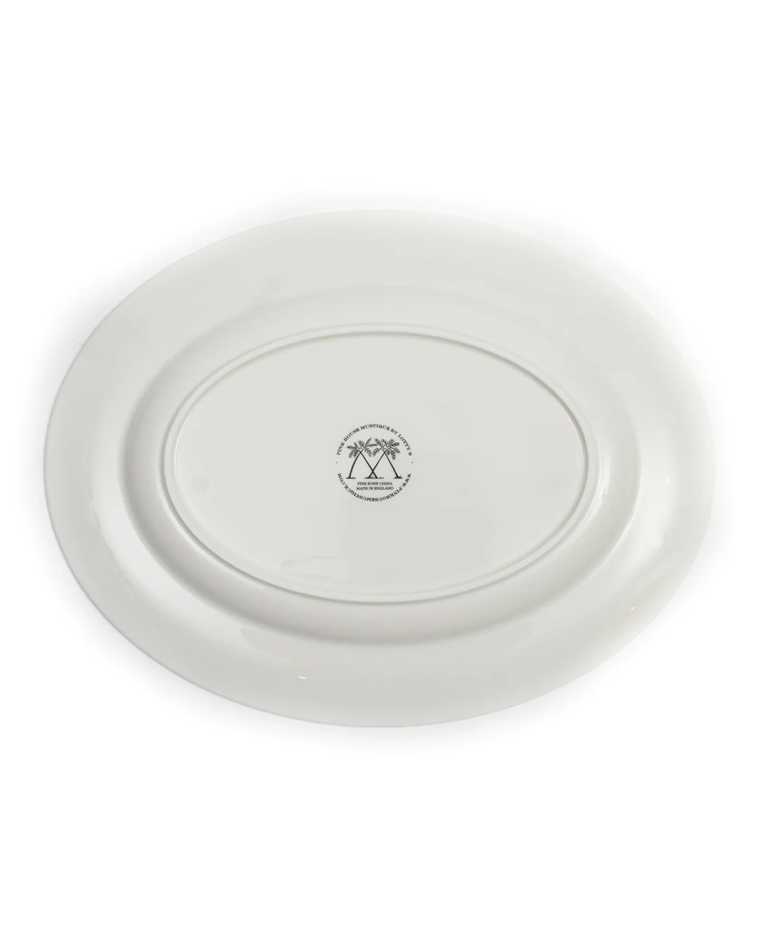 Fine Bone China Oval Serving Platter PALMS - Image 7