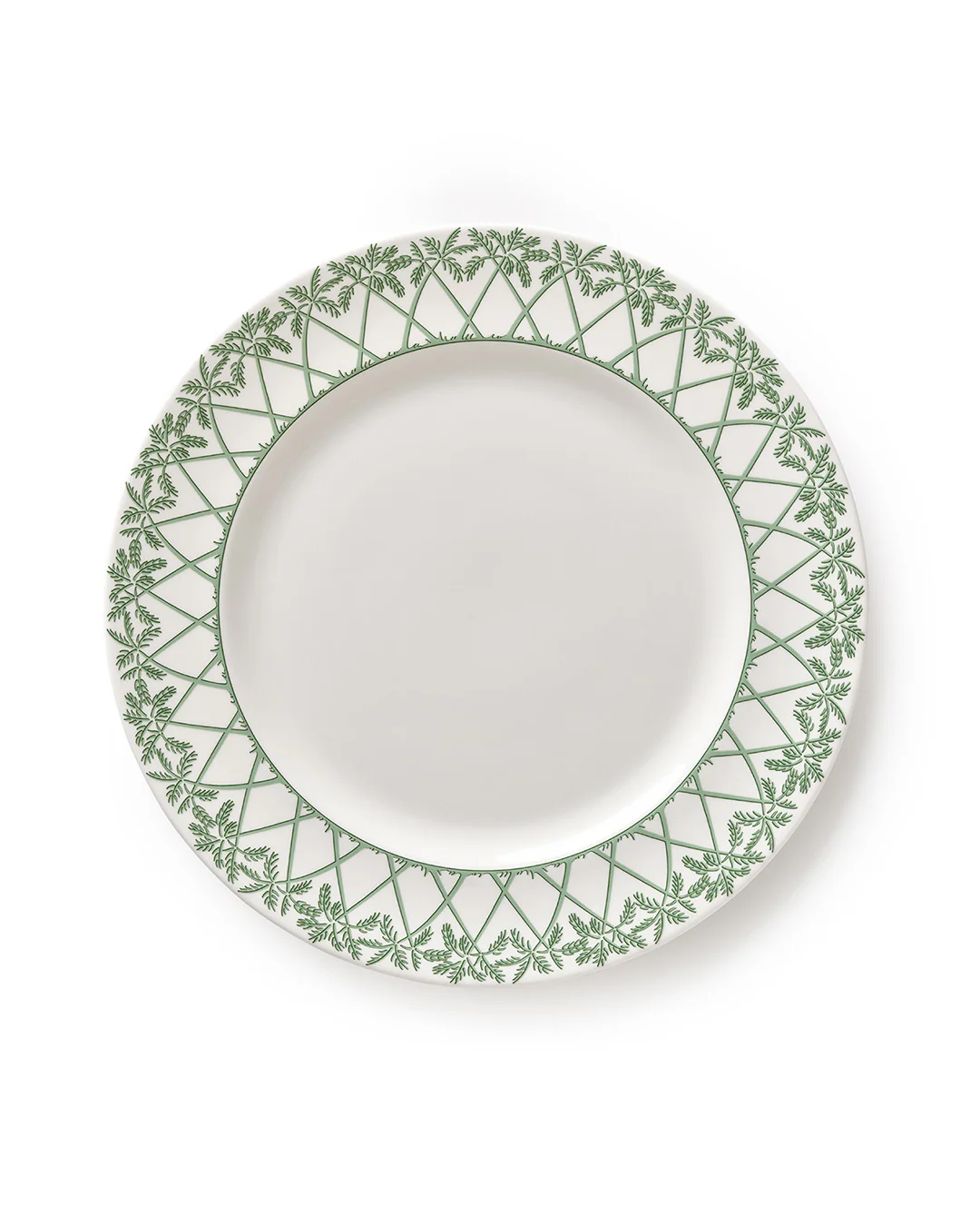 Fine Bone China 4 Dinner Plates PALMS - Image 5