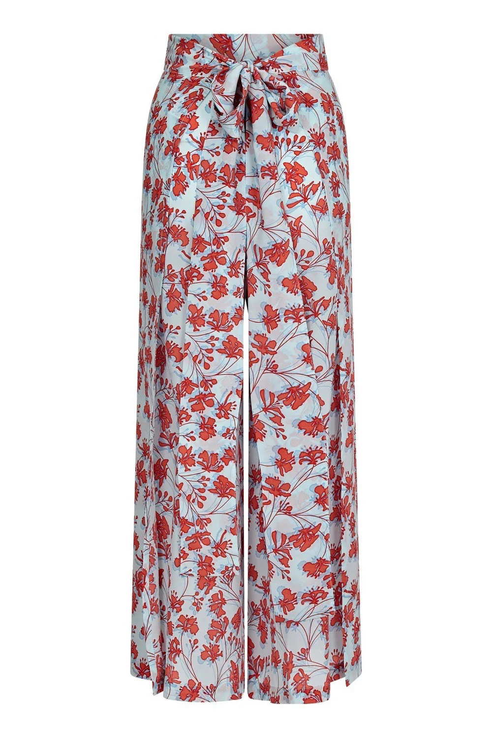 Silk Gabija Palazzo Pants FLAMBOYANT FLOWER - Image 15