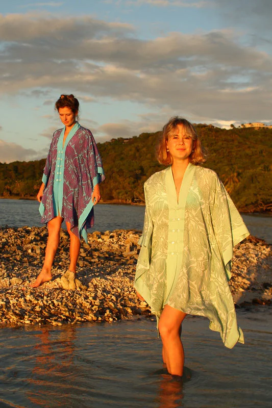 Silk Jade Poncho PROTEA - Image 6