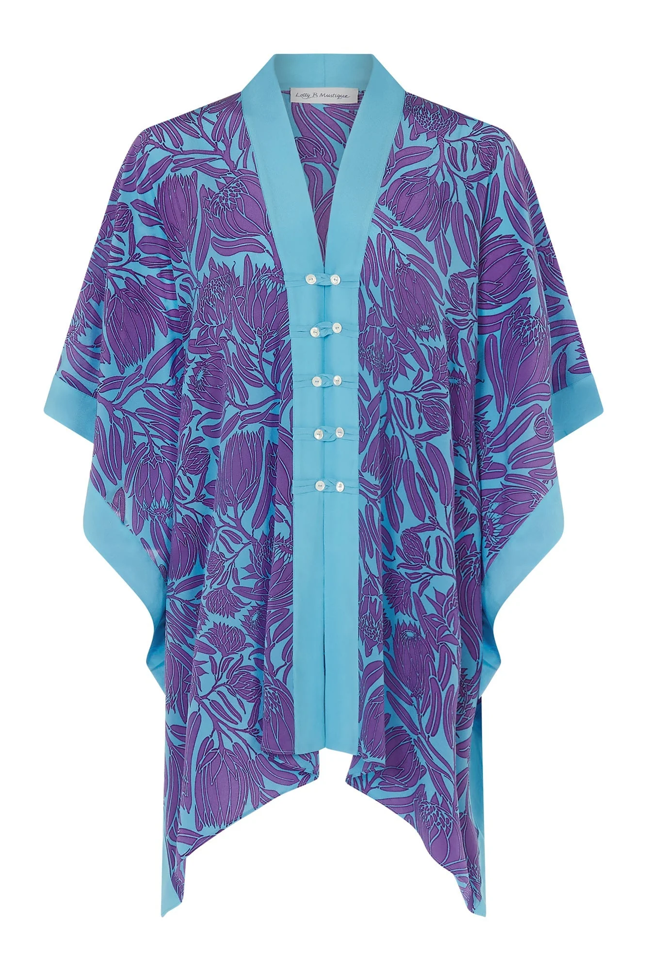 Silk Jade Poncho PROTEA - Image 2