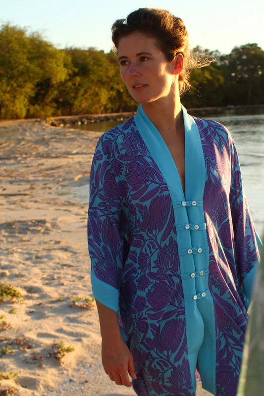 Silk Jade Poncho PROTEA - Image 7
