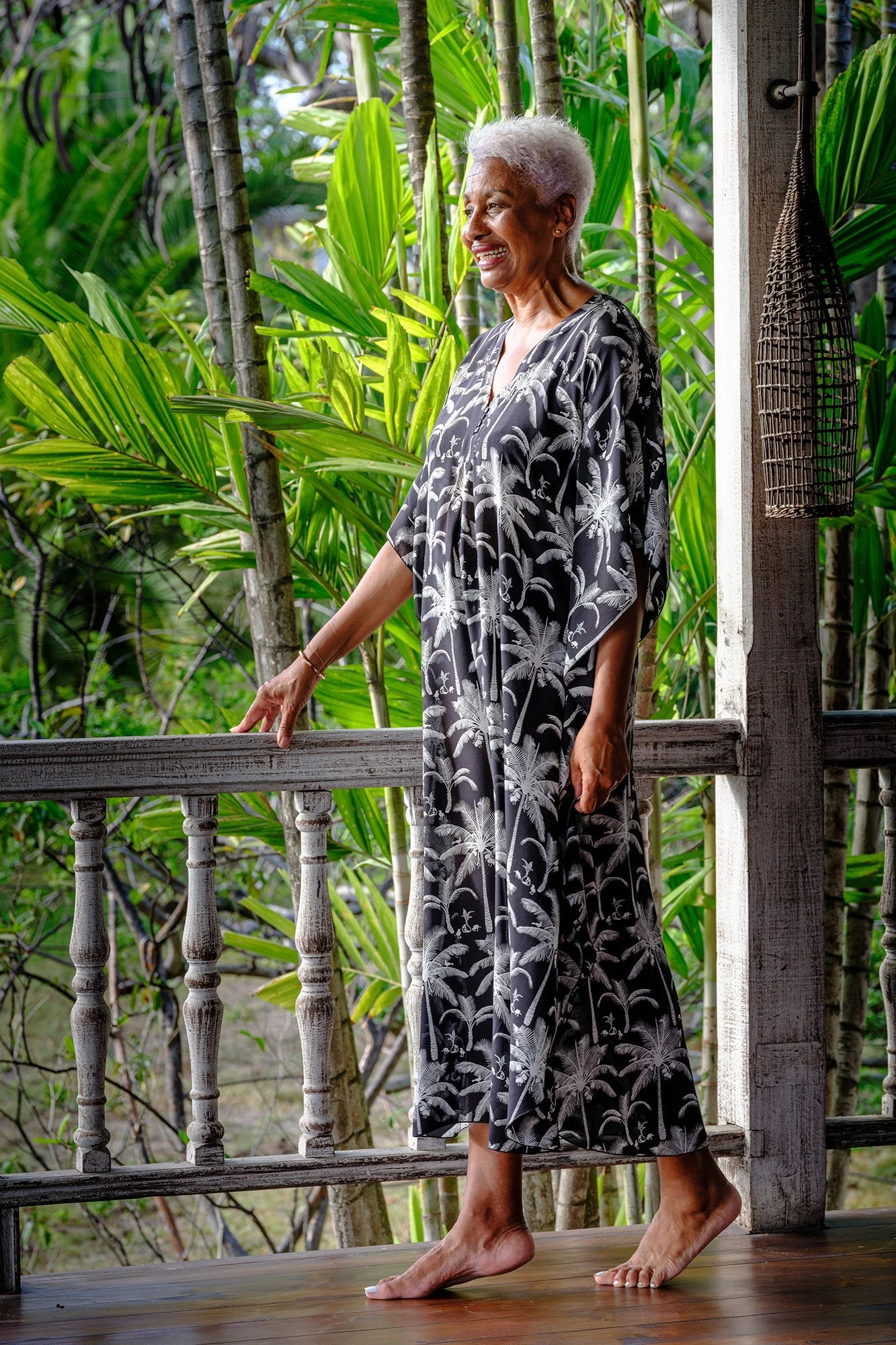 Silk Jenlee Kaftan PLANTATION - Image 4