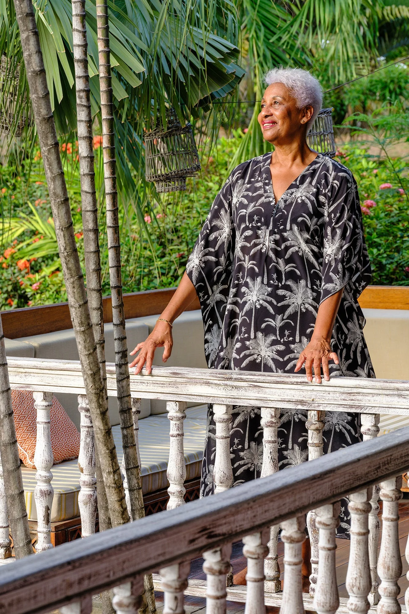 Silk Jenlee Kaftan PLANTATION - Image 5