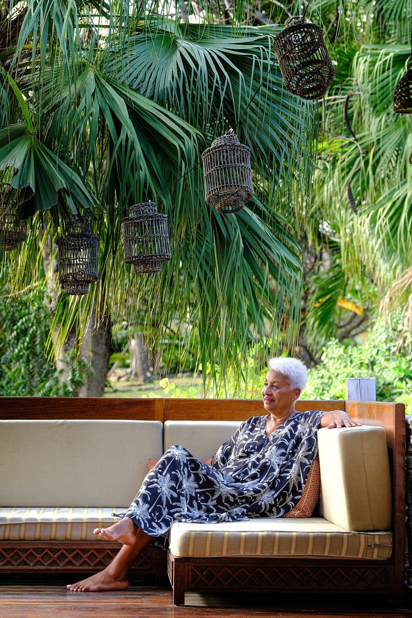 Silk Jenlee Kaftan PLANTATION - Image 6