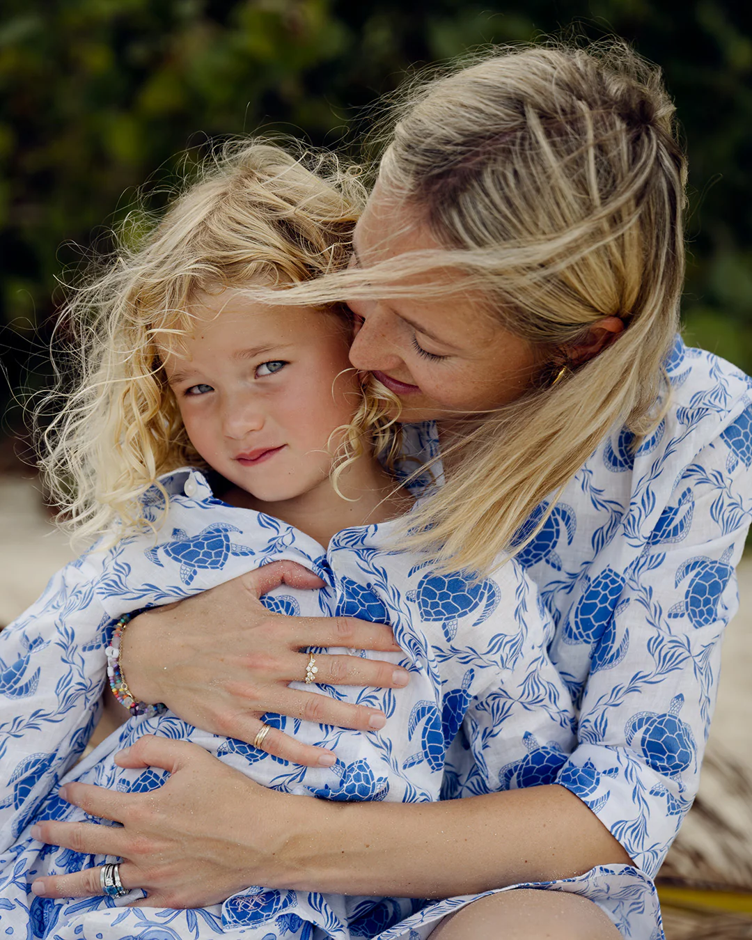 Kids' Linen Shirt TURTLE TRELLIS - Image 3